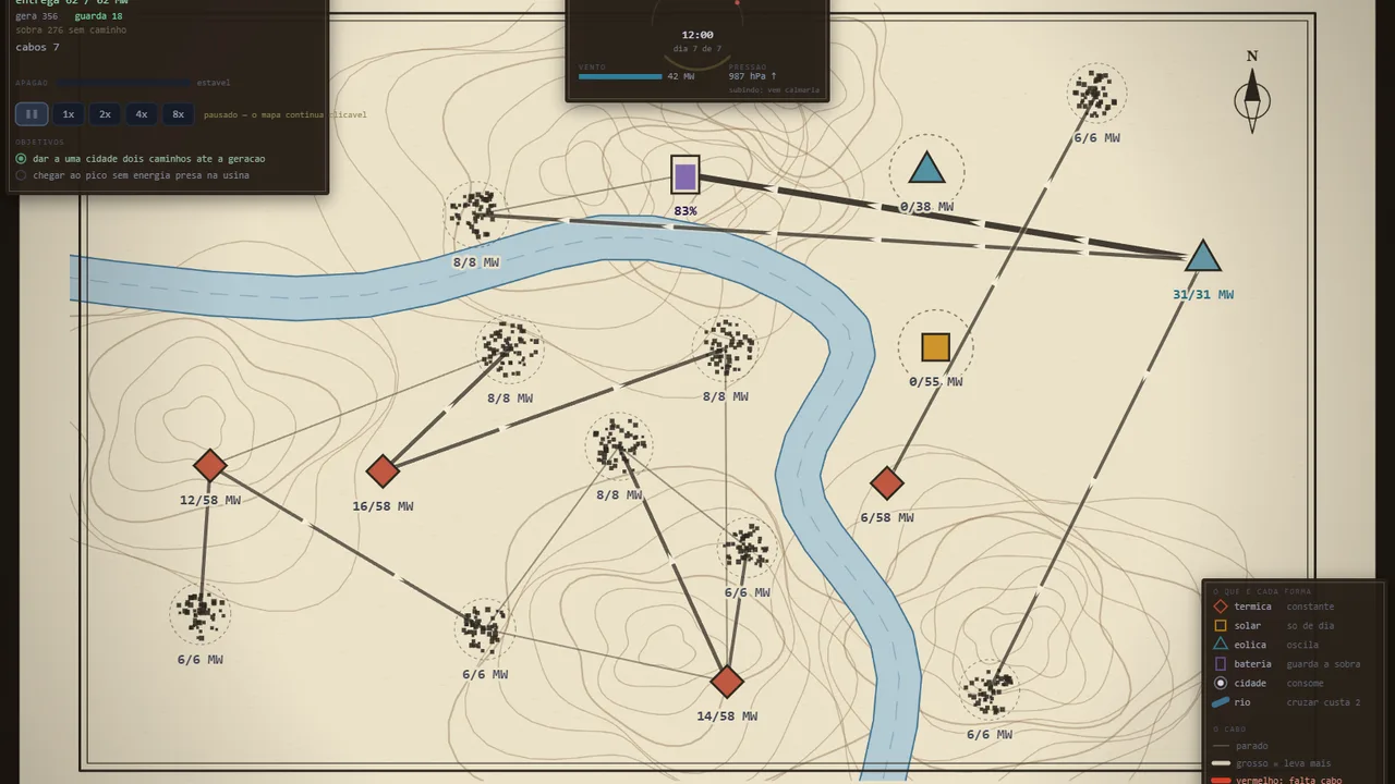 Blackstart — Jacuí Delta (App screen 2 of 4)