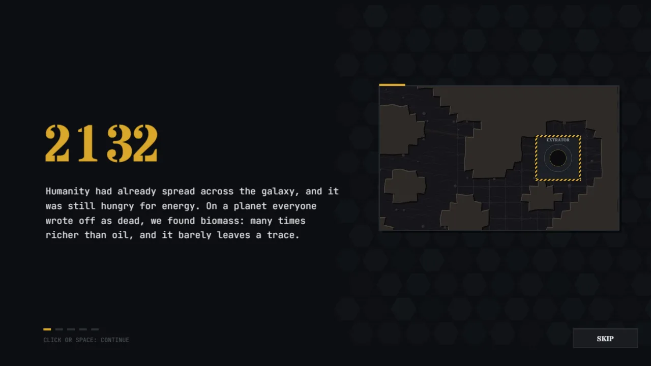 Hivetide — Intro: 2132 (App screen 2 of 4)