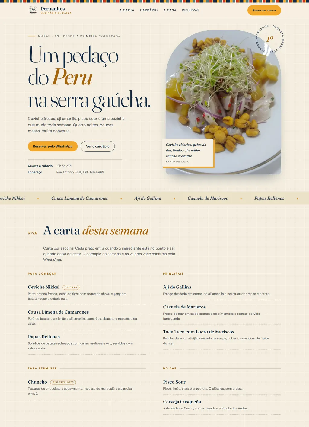 Peruanitos — home page